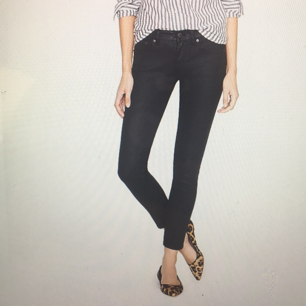 Black J.Crew Toothpick Jeans